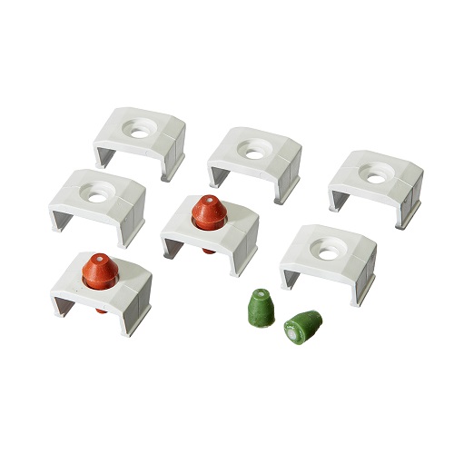 Cartridge Plug & Clip Kit, Plugged product photo Front View L-internal